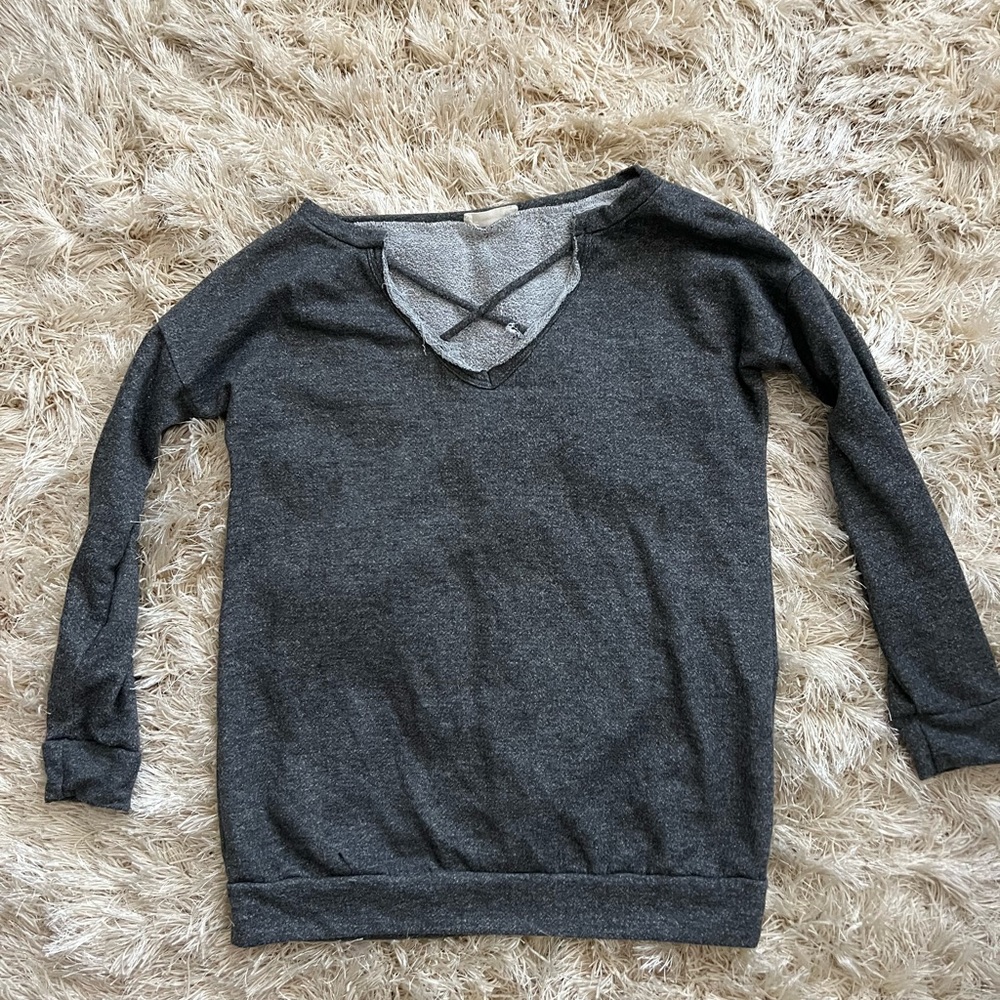 Gray hoodie